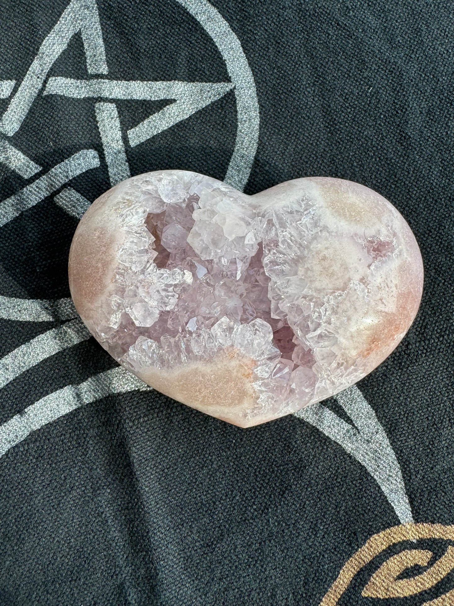 Pink Amethyst Heart