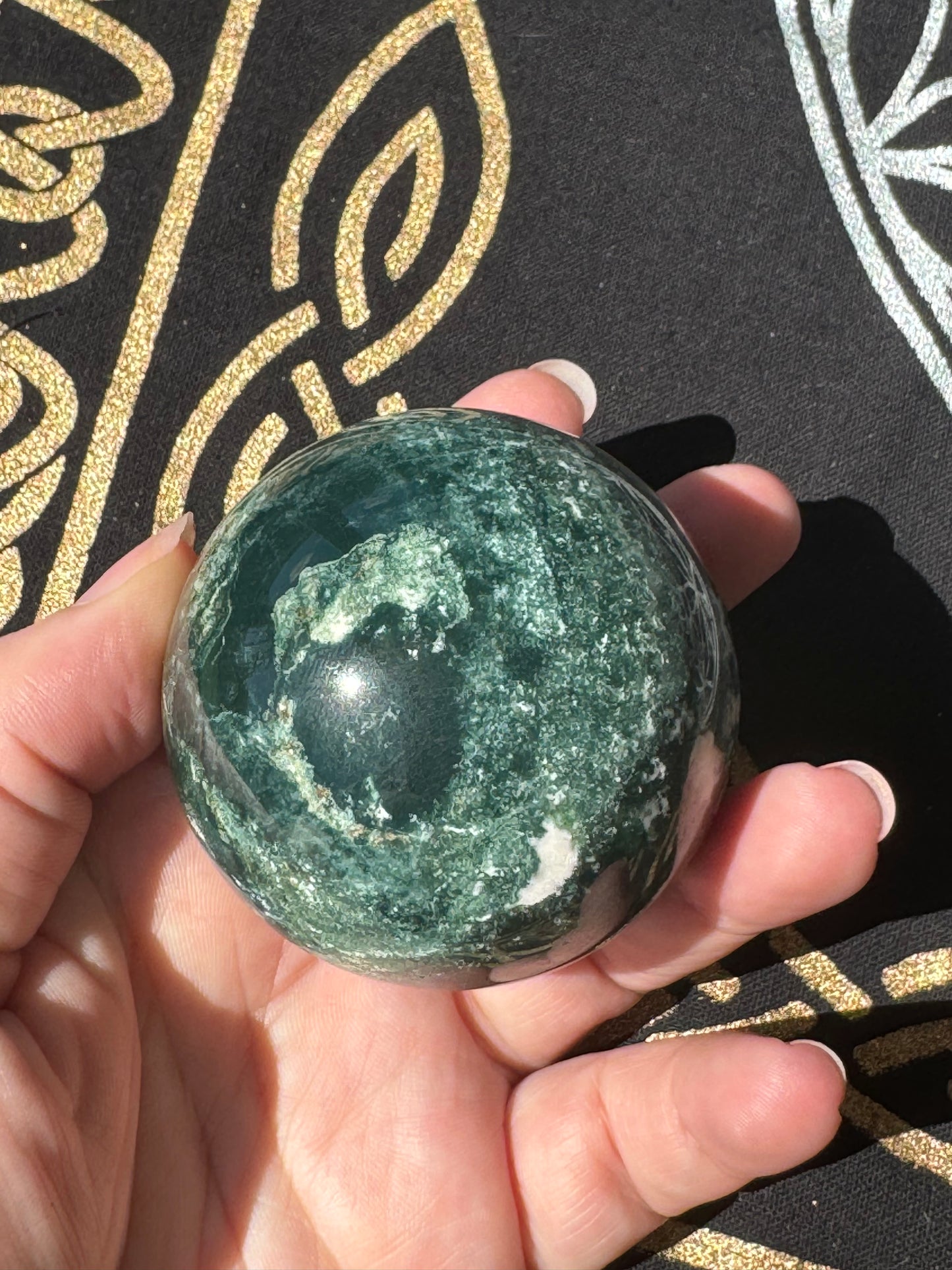 Moss Agate Spheres