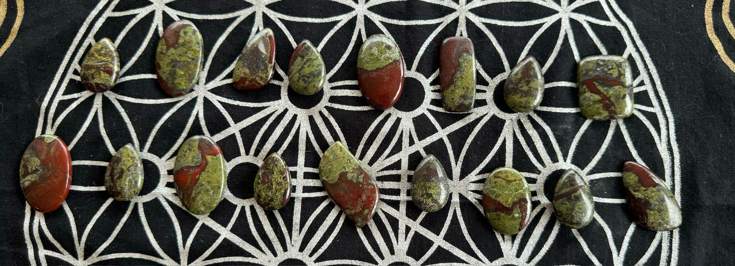 Dragonblood (Dragon Bloodstone) Jasper Cabochon