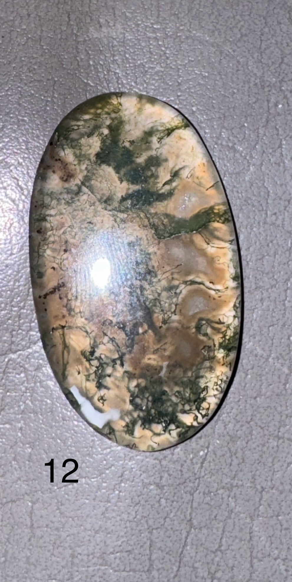 Moss Agate Cabochon