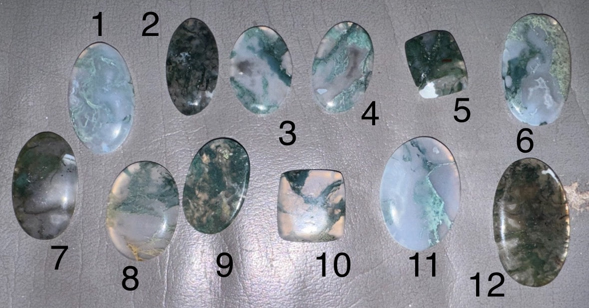 Moss Agate Cabochon