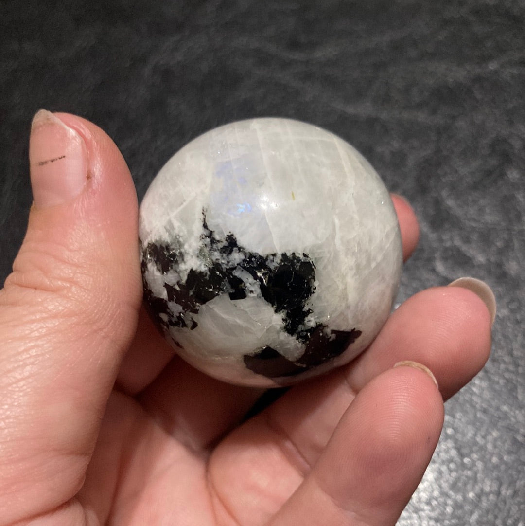 Rainbow Moonstone Spheres-30-40mm