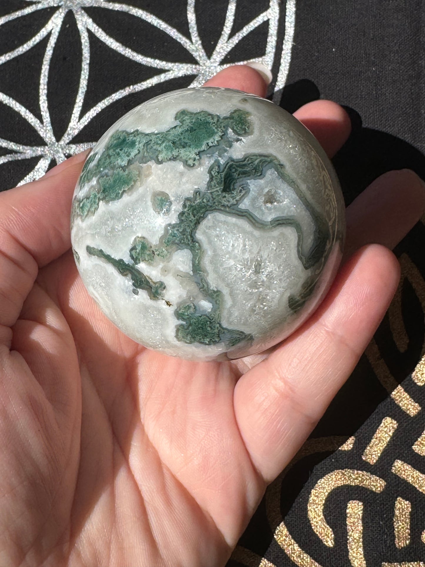 Moss Agate Spheres