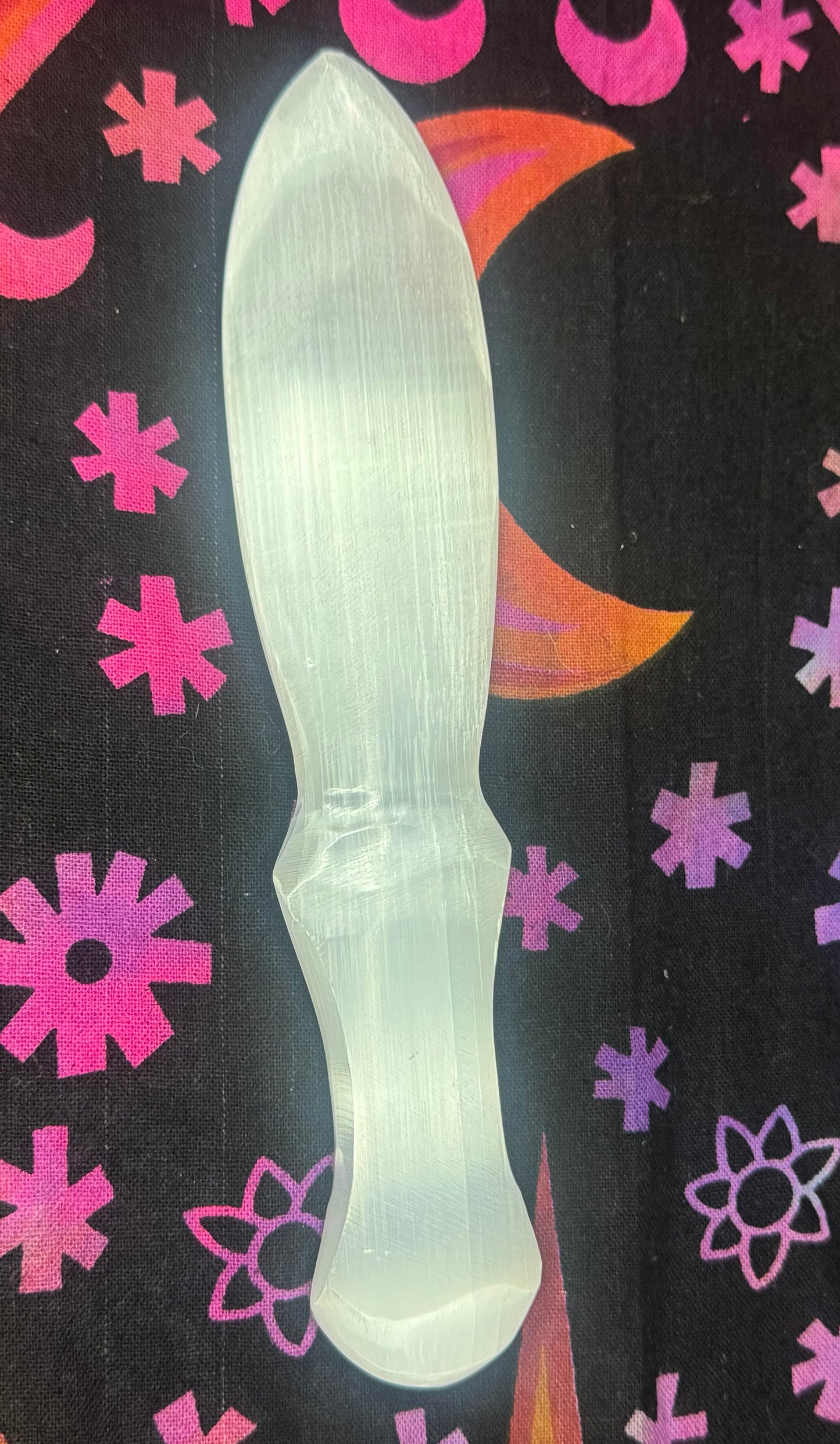 Satin Spar (Selenite) Knife