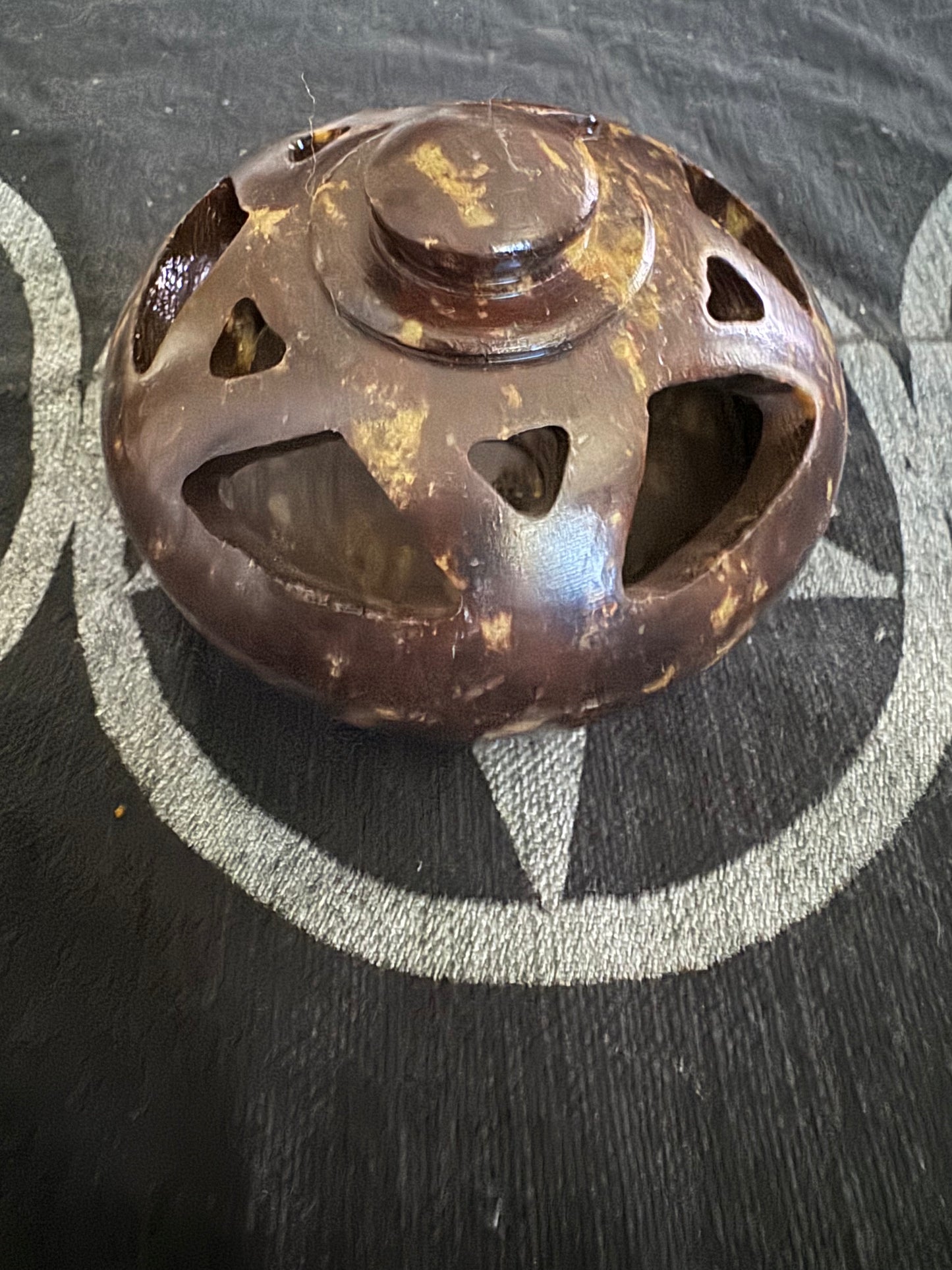 Soapstone Multi Incense Burner with Lid