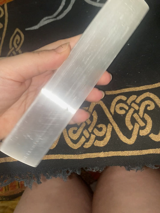 Selenite (Satin Spar) Charging Plate