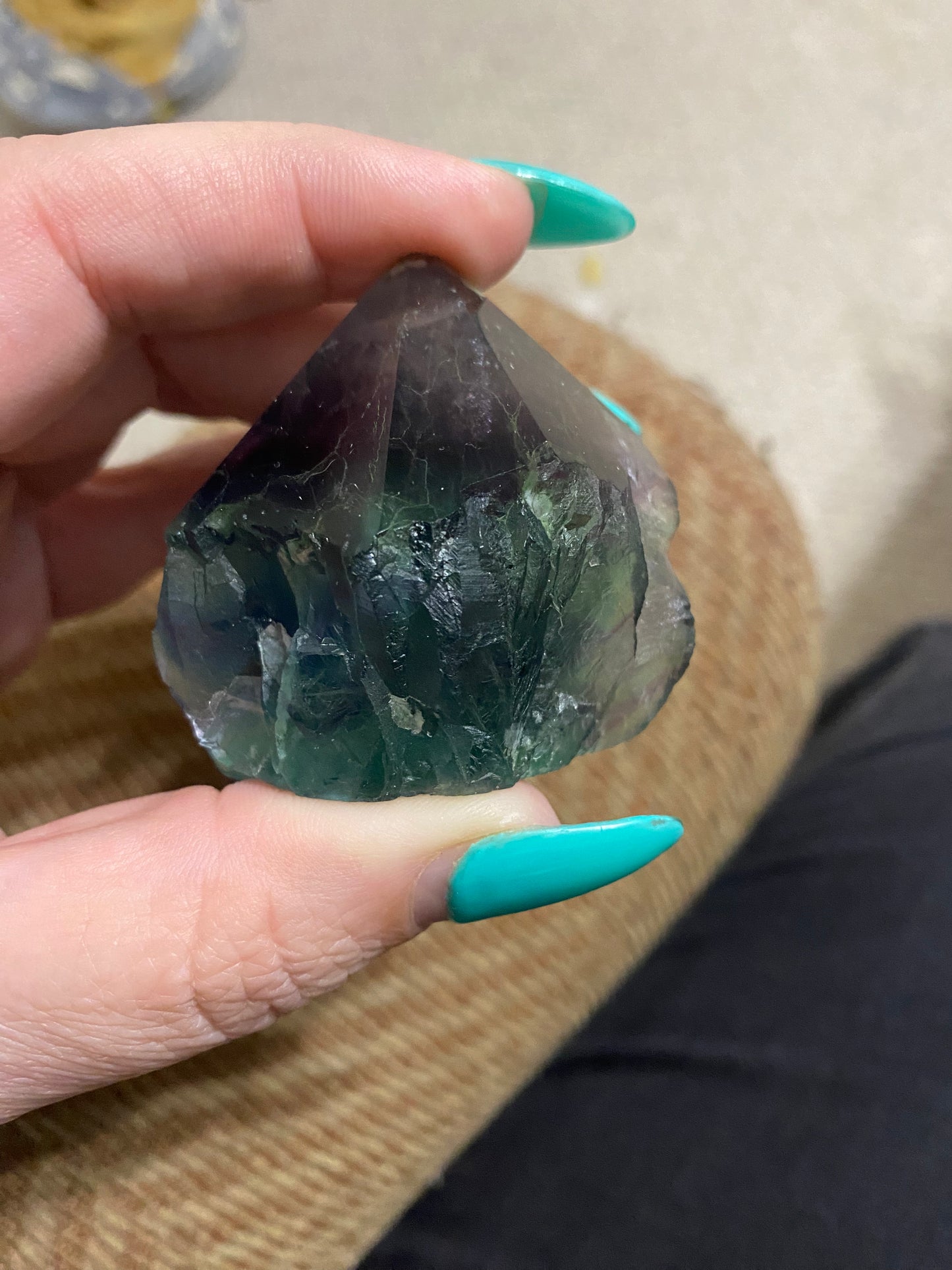 Fluorite Semi-Polished Points