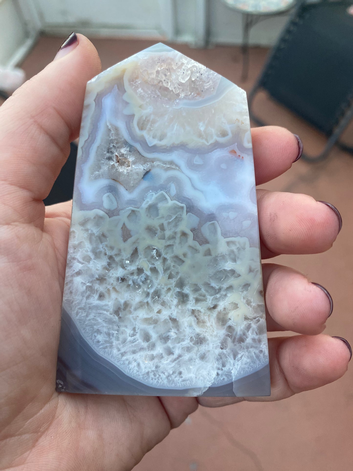 Druzy Agate Towers