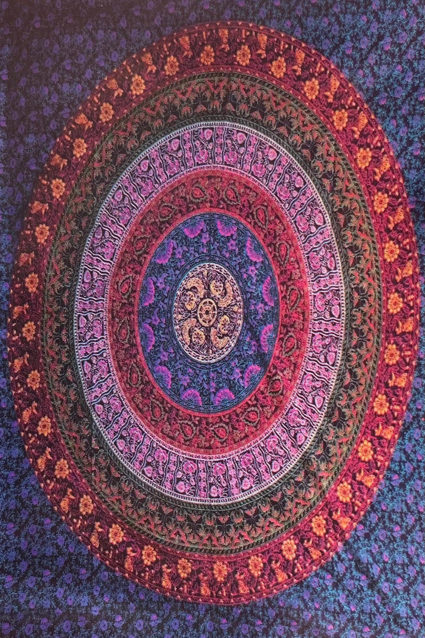 Flower Circle Tapestry