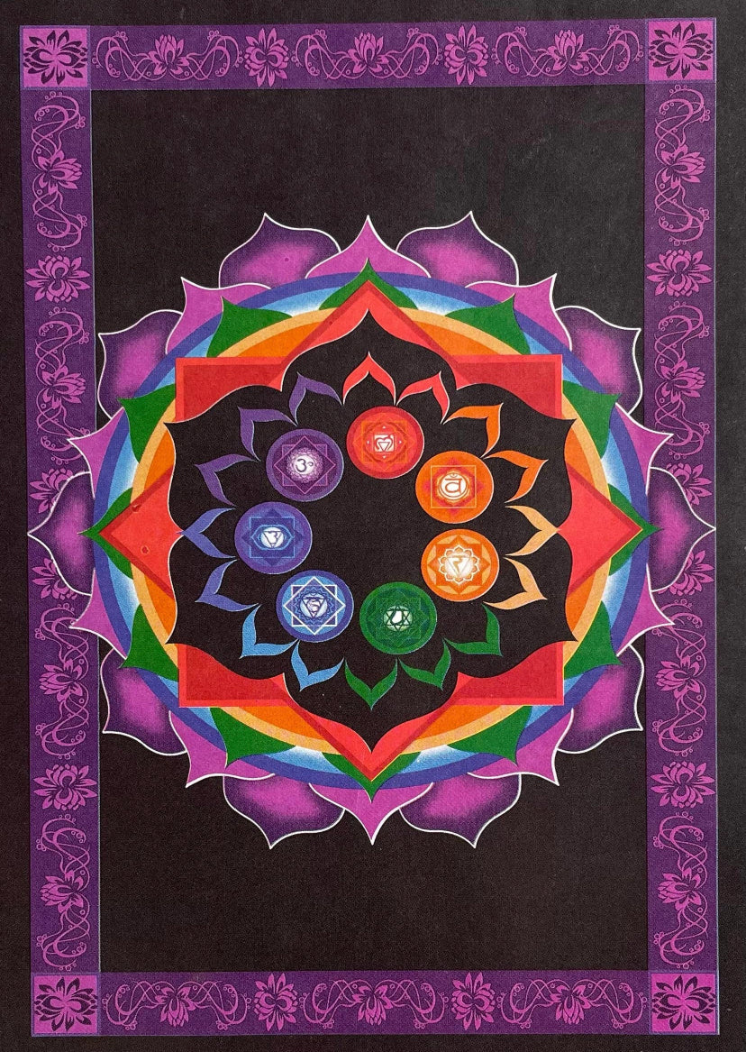 Rainbow Chakra Tapestry