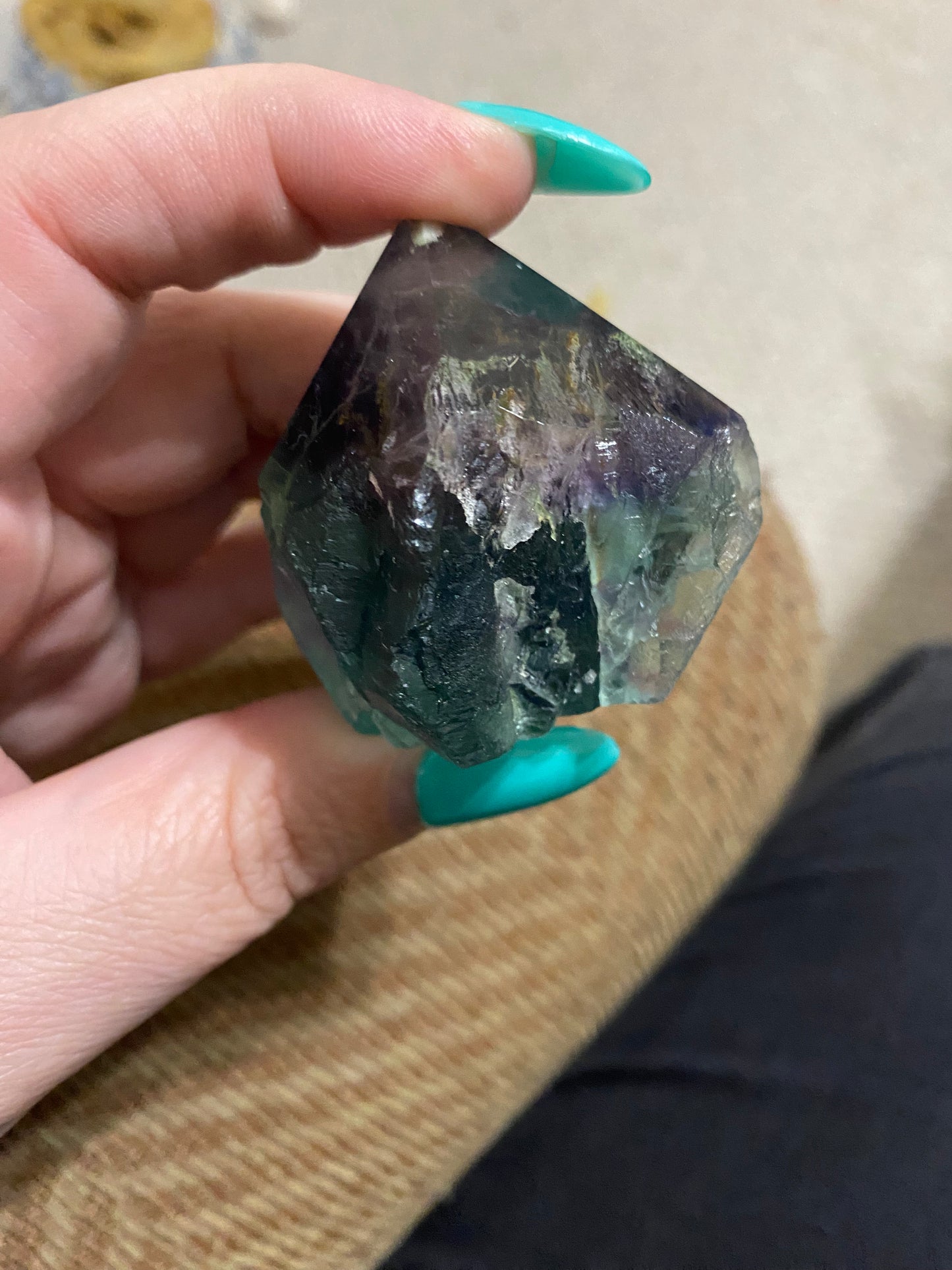 Fluorite Semi-Polished Points