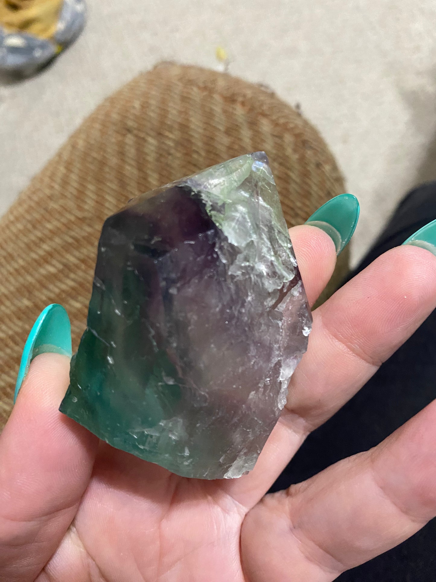 Fluorite Semi-Polished Points