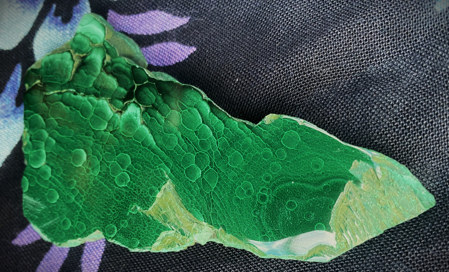 Malachite slabs