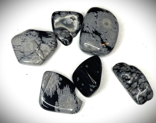 Snowflake Obsidian-Tumbles